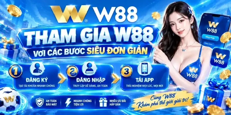 Trang chủ 10 Minh họa đăng ký, đăng nhập và sử dụng ứng dụng W88 trên nhiều thiết bị